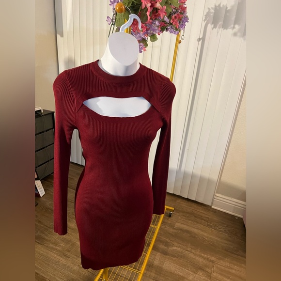 Dresses & Skirts - 💕NWT💕 Size: S & XL, Burgundy Sweater Dress